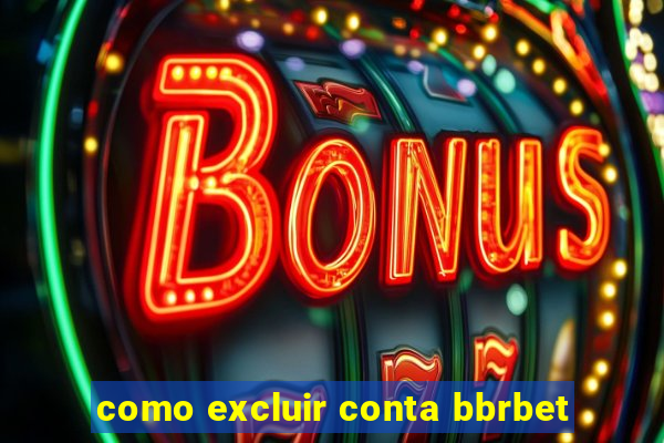 como excluir conta bbrbet